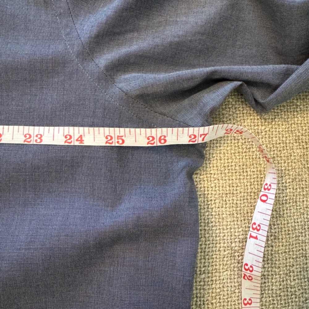 UNTUCKit Blue Gray Button Down Shirt XXL Relaxed Fit Wrinkle Free - Picture 5 of 8